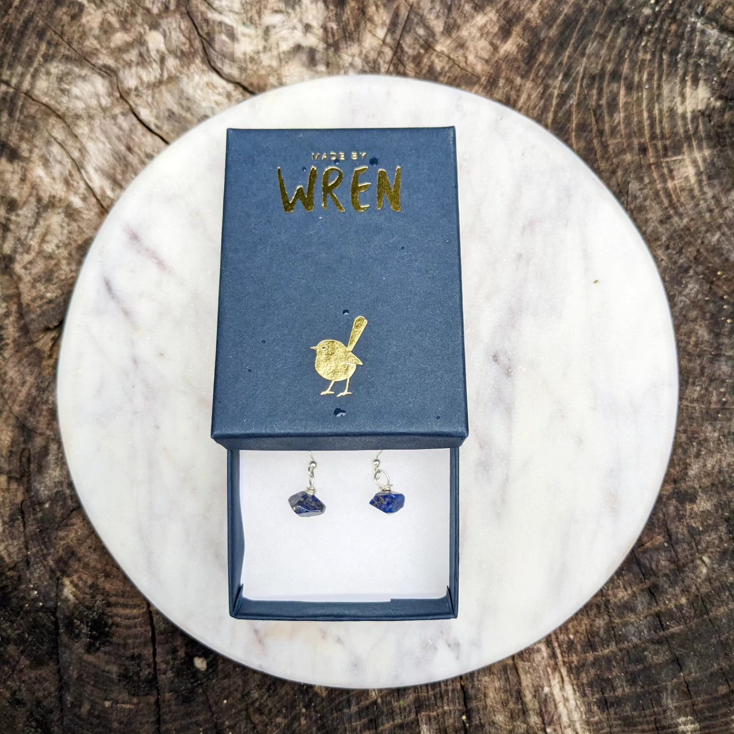 Lapis Lazuli sterling silver 925 earrings