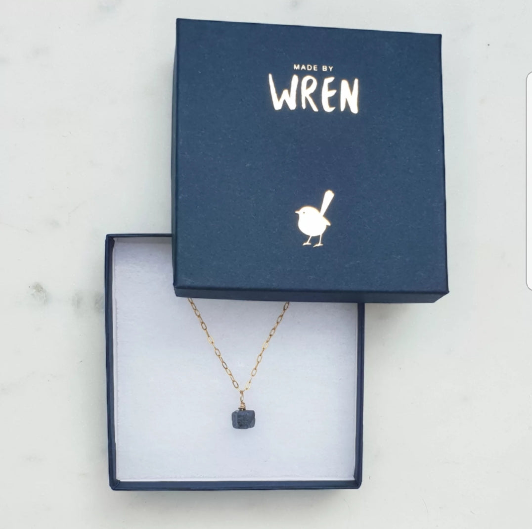 Sapphire chain necklace