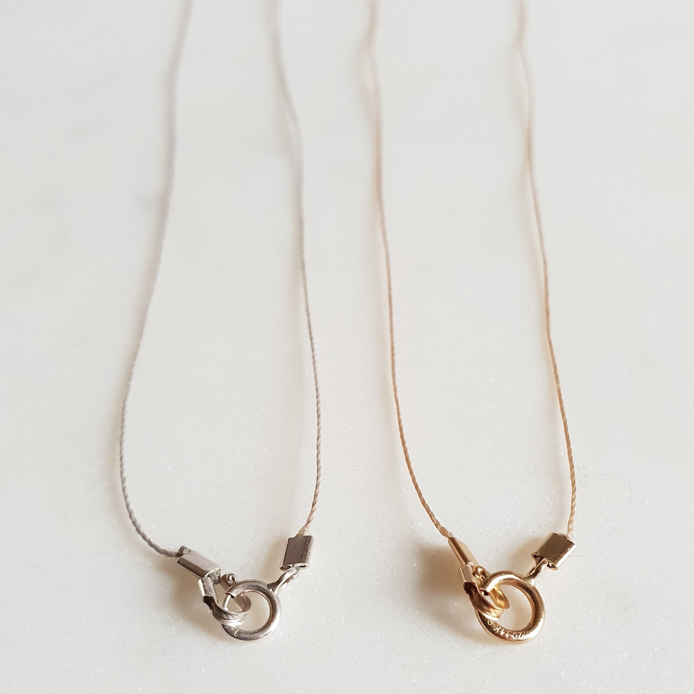 Lilac Moonstone Cord Necklace