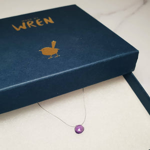 Amethyst Cord Necklace
