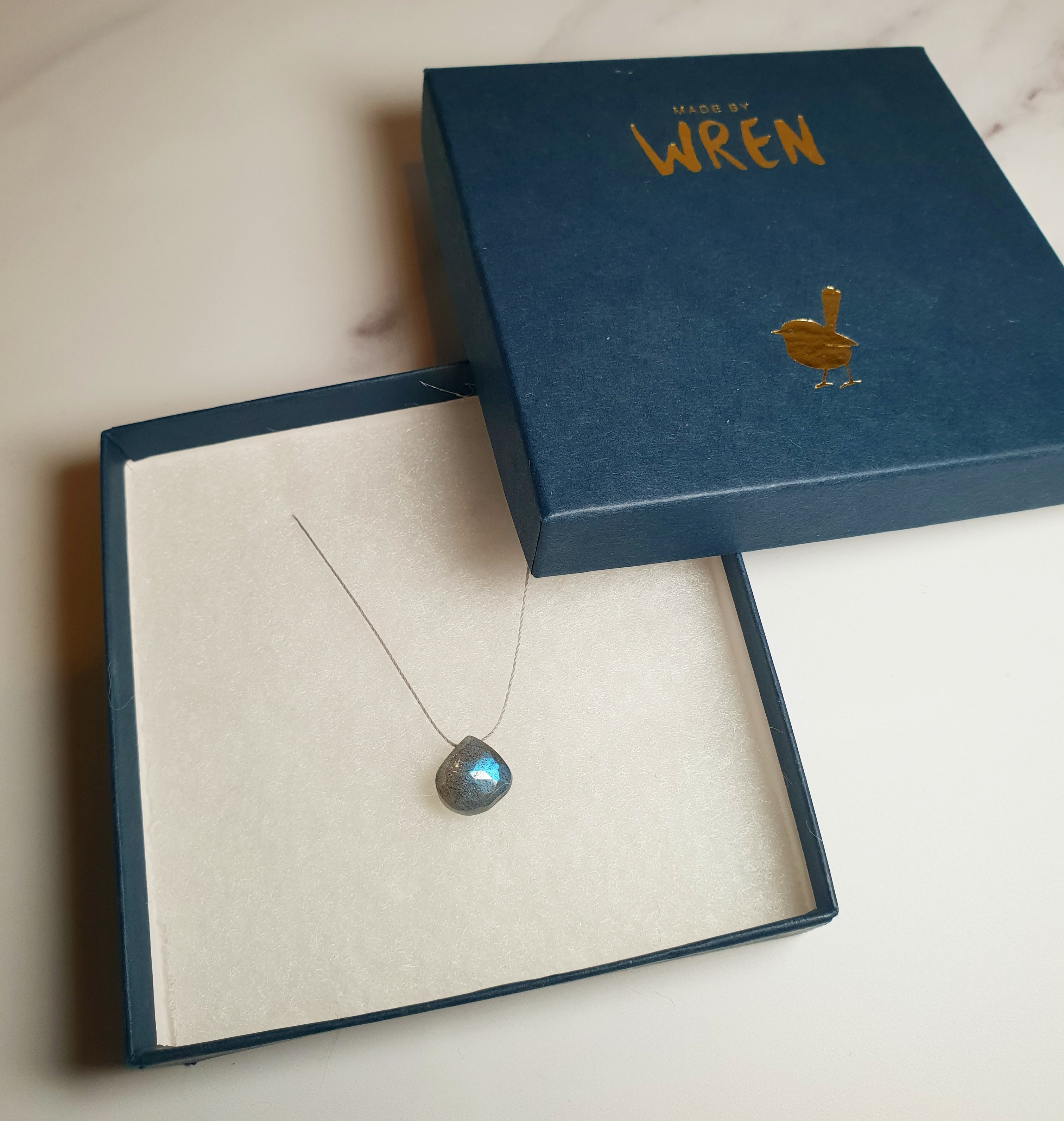 Labradorite Cord Necklace