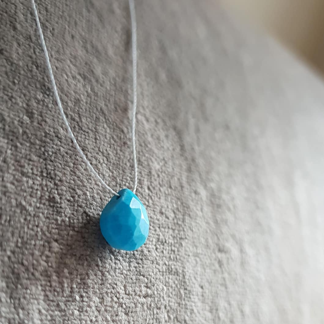 Turquoise Cord Necklace