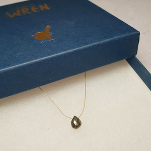 Pyrite Cord Neckace