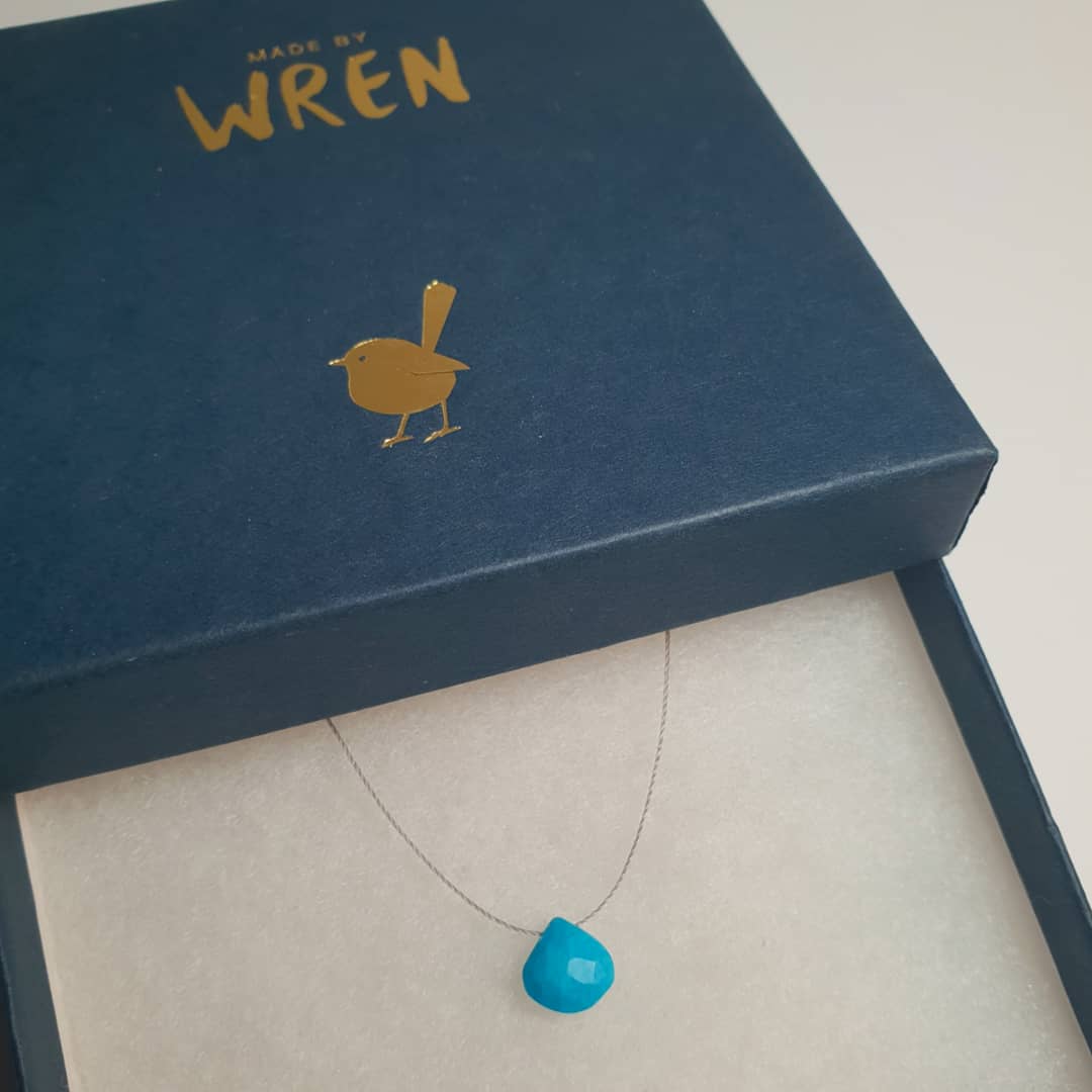 Turquoise Cord Necklace