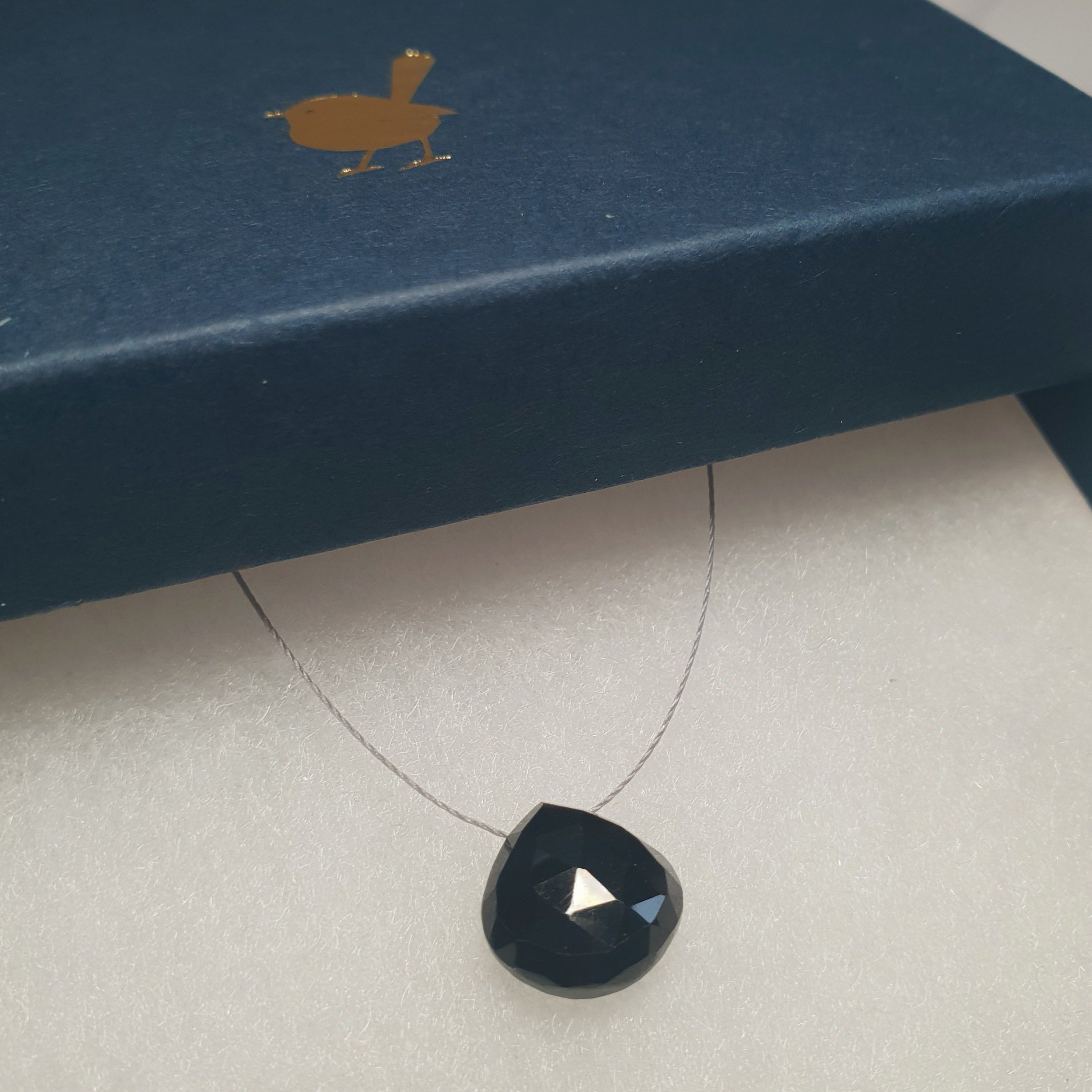 Black Onyx Cord Necklace