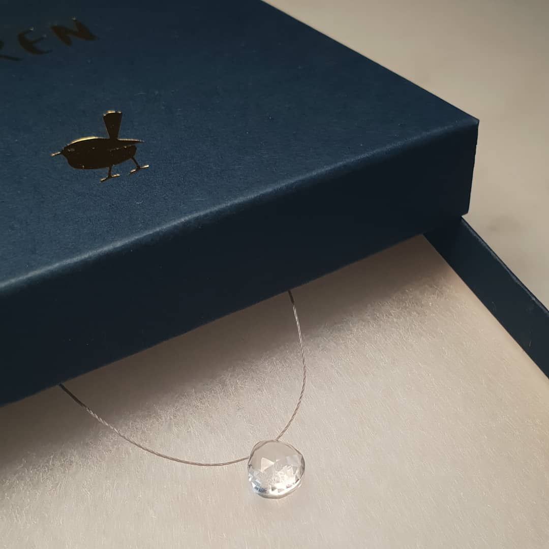 Clear Quartz Cord Necklace