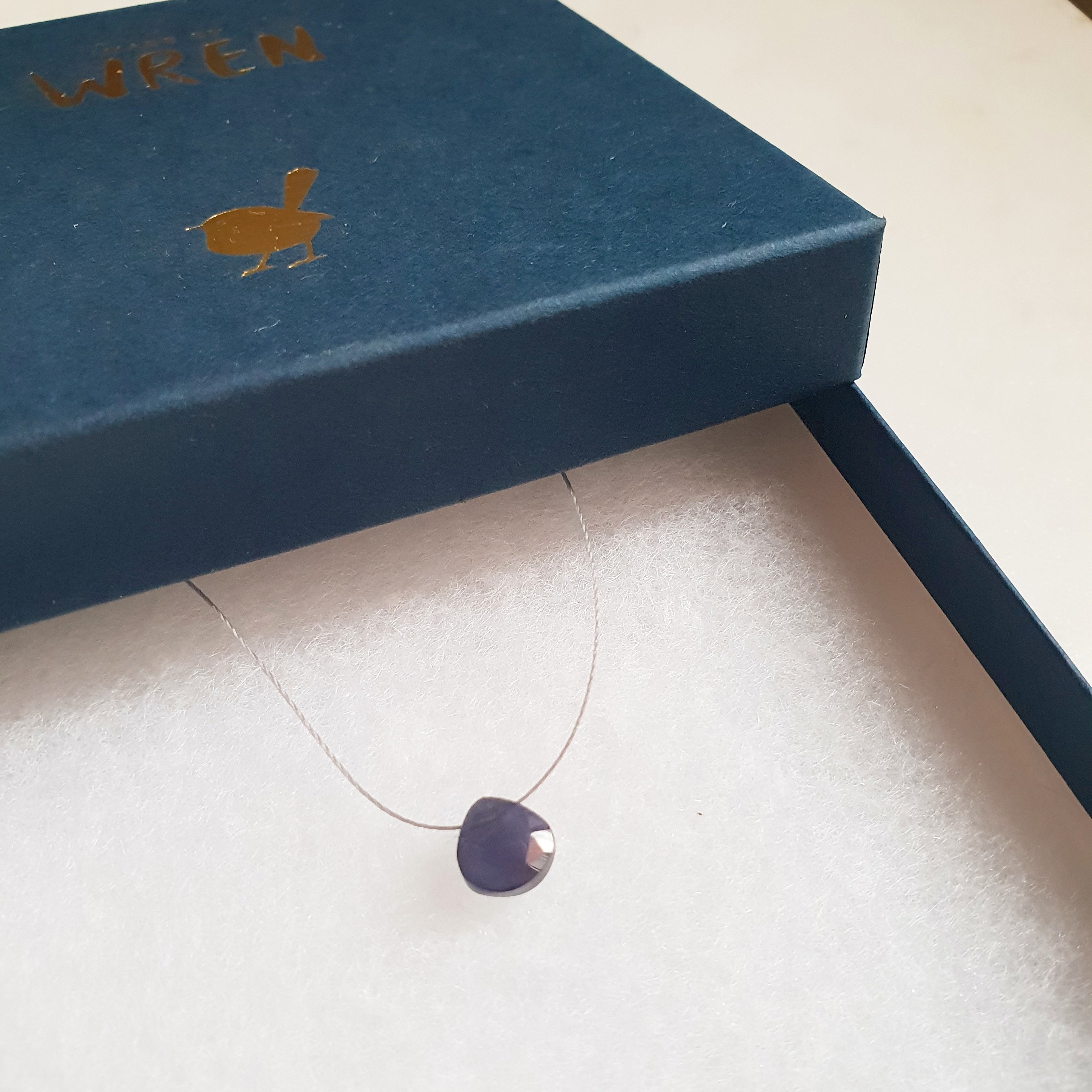 Iolite Cord Necklace