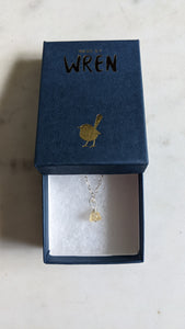 Citrine sterling silver necklace