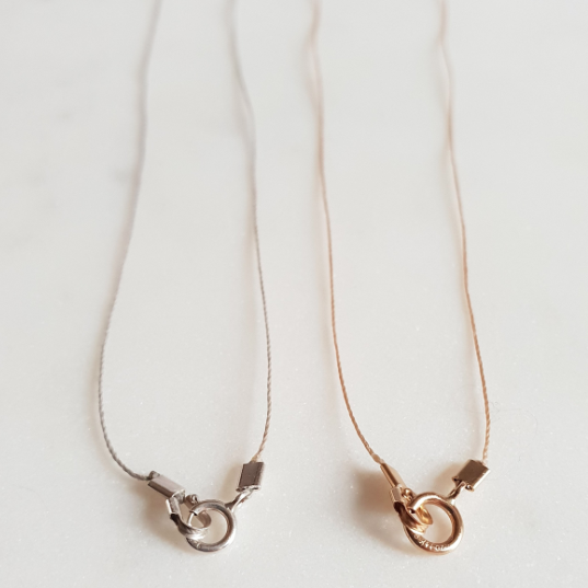 Black Onyx Cord Necklace